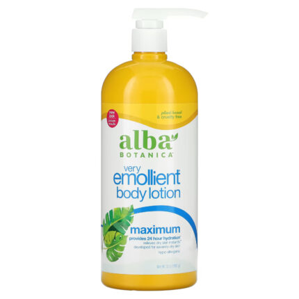 Alba Botanica, Very Emollient, интенсивный смягчающий лосьон для тела, максимальная формула, 907 г (32 унции)