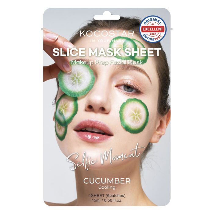 Маска для лица из огурца Kocostar Slice Mask Sheet, 15 мл