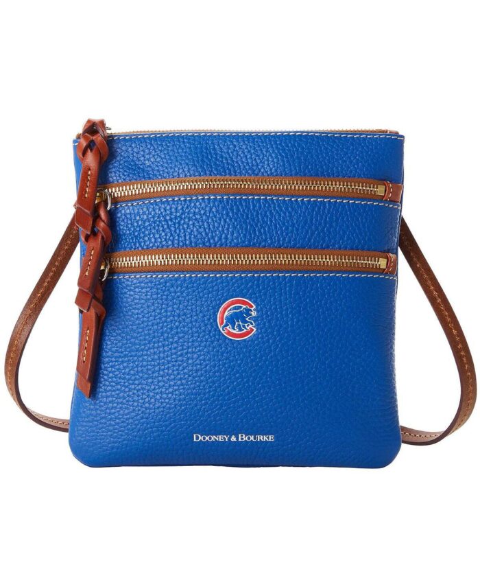 Женская сумка через плечо Chicago Cubs Pebble с тройной молнией Dooney & Bourke