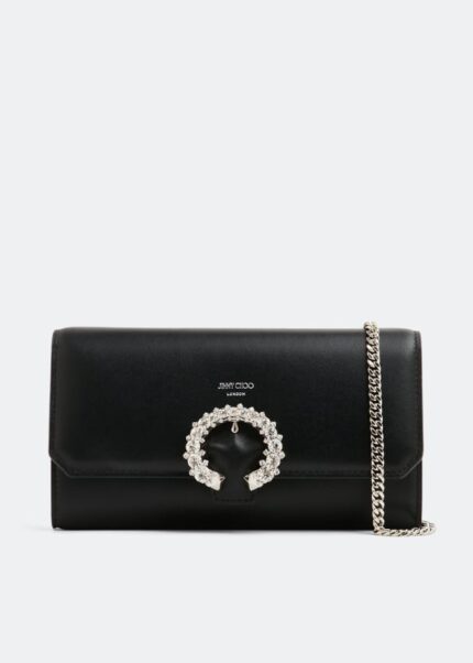 Кошелек JIMMY CHOO Chain wallet, черный