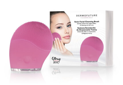 Dermofuture Sonic Facial Cleansing Brush розовая звуковая щетка для очищения лица