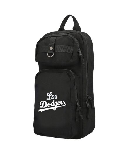 Мужская и женская сумка Los Angeles Dodgers 2022 City Connect Slim Pack New Era, черный