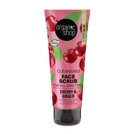 Скраб для лица Peeling facial gengibre y cerezas Organic shop, 75 мл