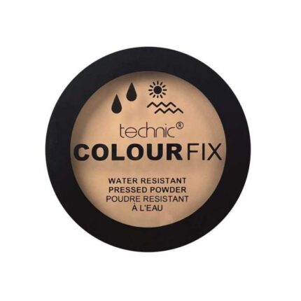 Пудра для лица Polvos Compactos Colour Fix Water Resistant Technic, Pecan