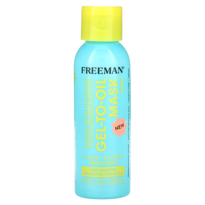 Согревающая косметическая маска Freeman Beauty Gel-To-Oil имбирь и глицерин, 50 мл.