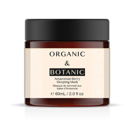 Маска для лица Amazonian berry sleeping mask Organic & botanic, 60 мл