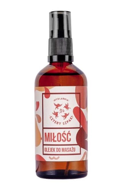 Mydlarnia Cztery Szpaki Miłość масло для массажа, 100 ml