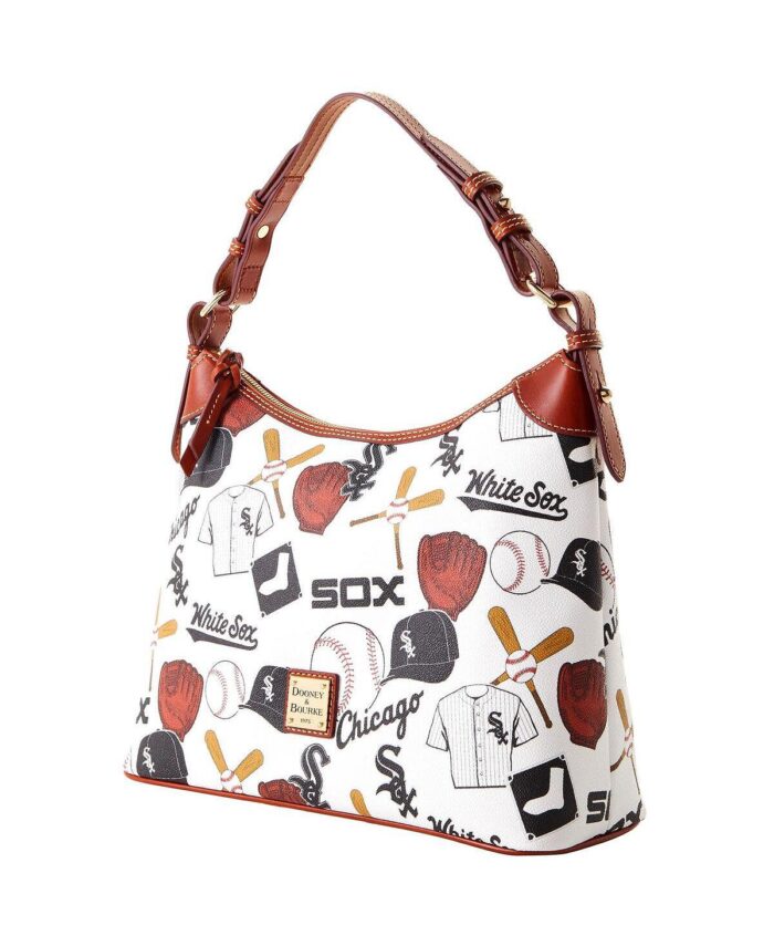 Женская сумка-хобо Chicago White Sox Game Day Dooney & Bourke, белый