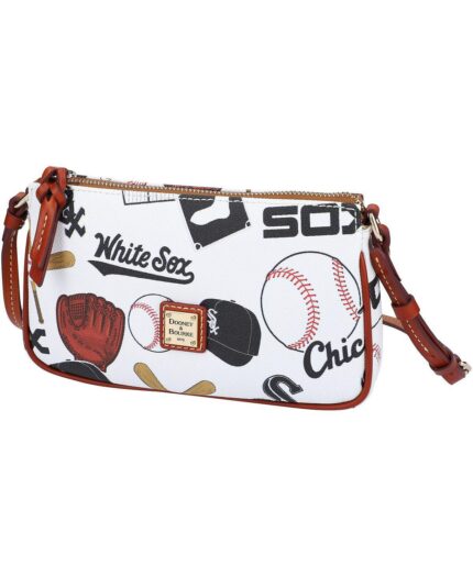 Женская сумка через плечо Chicago White Sox Gameday Lexi с небольшим футляром для монет Dooney & Bourke, белый