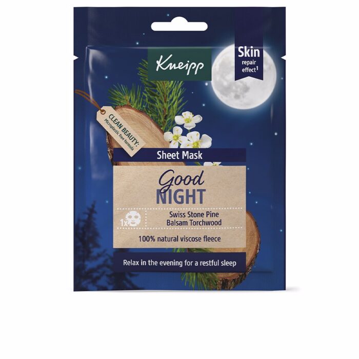 Маска для лица Good night mascarilla facial de tejido Kneipp, 18 мл