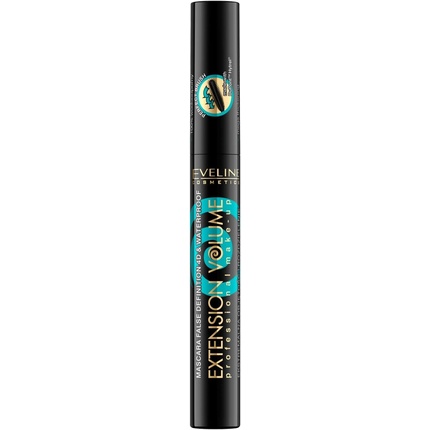 Тушь для ресниц Eveline Extension Volume Mascara Extreme Volume And Separation False Definition 4D Black 10 мл, Eveline Cosmetics