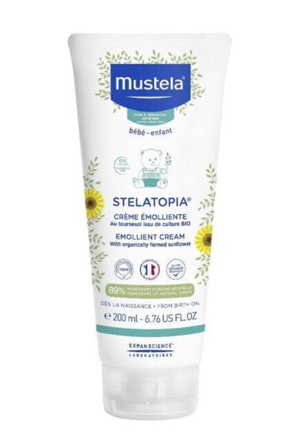 Mustela Bebe Stelatopiaсмягчающий крем, 200 ml