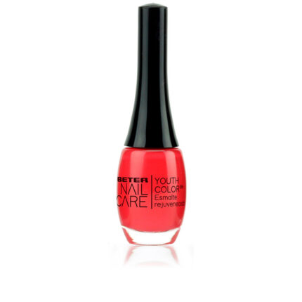 Лак для ногтей Nail care youth color #065-deep in coral Beter, 11 мл, Esmalte Youth Color 066 Almost Red Light