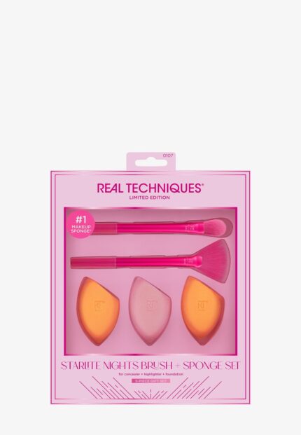 Набор кистей Starlite Nights Brush & Sponge Set Real Techniques