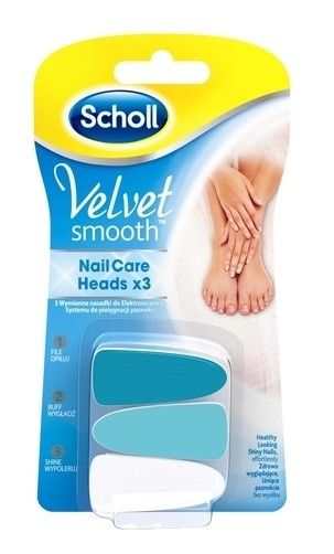 Сменные насадки для электропилки Scholl Velvet Smooth , 3 шт