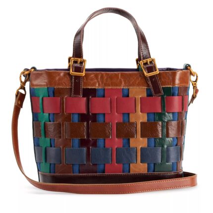 Сумка-портфель из кожи AmeriLeather Dorgan Rainbow Basket AmeriLeather