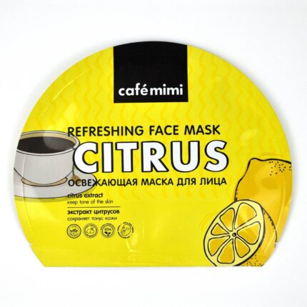 Маска для лица Mascarilla facial de tela tonificante Cafe mimi, 22 г