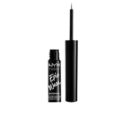 Подводка для глаз Epic wear metallic liquid liner Nyx professional make up, 15,55 г, brown me