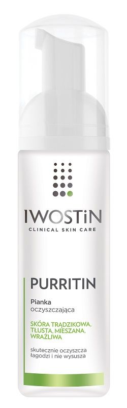 Iwostin Purritin пена для умывания лица, 165 ml