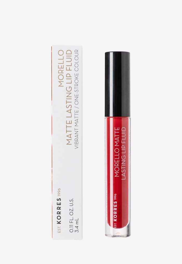 Блеск для губ Morello Matte Lasting Lip Fluid KORRES, цвет 59 brick red