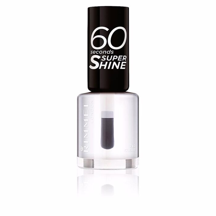 Лак для ногтей 60 seconds super shine Rimmel london, 8 мл, 740-clear8