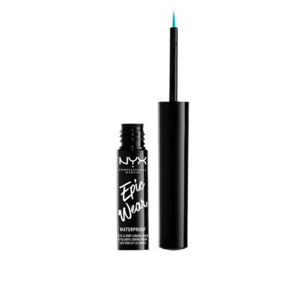 Подводка для глаз Epic wear metallic liquid liner Nyx professional make up, 15,55 г, teal metalic