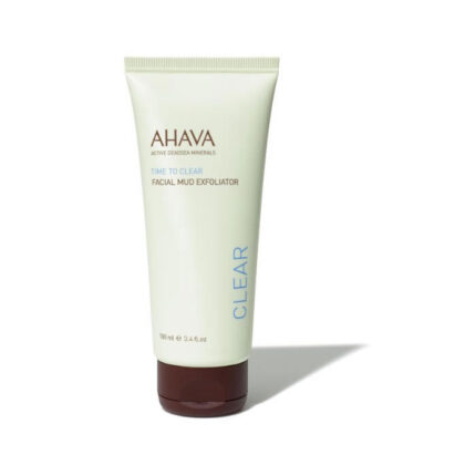 Скраб для лица Time to clear exfoliante facial limpiador de barro Ahava, 100 мл