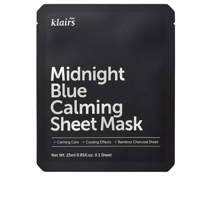 Маска для лица Midnight blue calming sheet mask Klairs, 25 мл