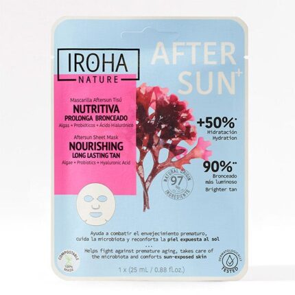 Тканевая маска после загара 1 шт Iroha Nature