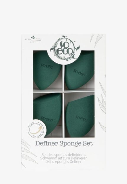 Набор кистей So Eco Definer Sponge Set So Eco, цвет stone, blue & white