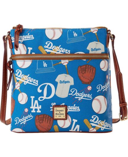 Женская сумка-саквояж Los Angeles Angels Signature с выпуклой молнией Dooney & Bourke, красный