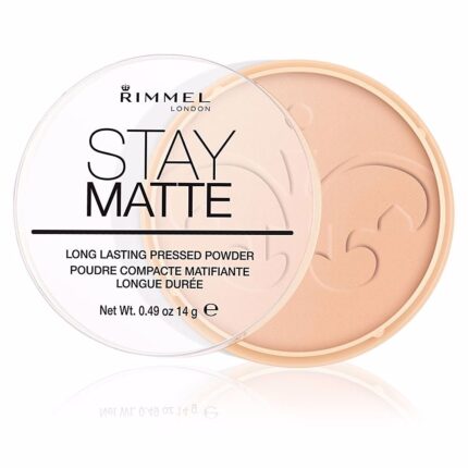 Пудра Stay matte pressed powder Rimmel london, 14 г, 005-silky beige