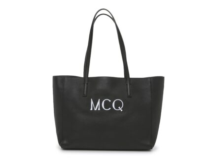 Сумка-тоут Alexander McQueen с логотипом MCQ, коричневый