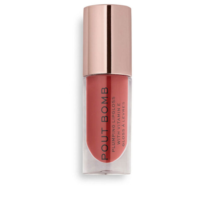 Блеск для губ Pout bomb plumping gloss Revolution make up, 4,6 мл, peachy