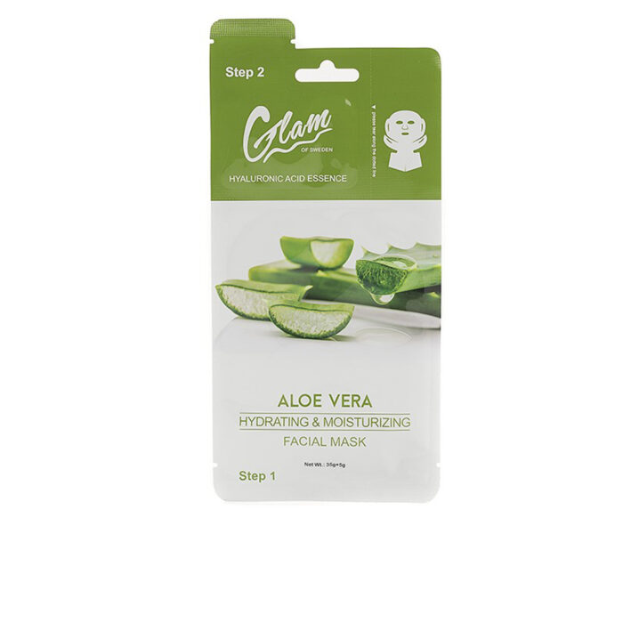 Маска для лица Mask aloe vera facial Glam of sweden, 5г