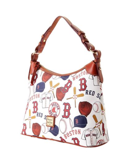 Женская сумка-хобо Boston Red Sox Game Day Dooney & Bourke, белый