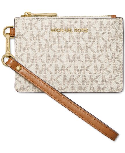 Маленький кошелек для монет с логотипом Jet Set Michael Kors