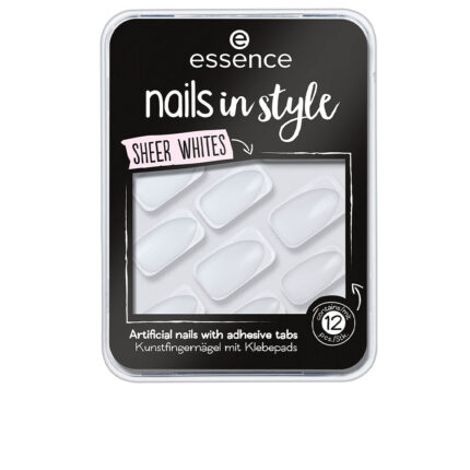 Накладные ногти French manicure click & go nails uñas artificiales Essence, 12 шт, 02-babyboomer style