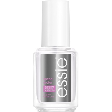 Лак для ногтей Essie Уход за ногтями Speed Setter Быстросохнущий ультраблеск Быстросохнущий лак для ногтей Верхнее покрытие 13,5 мл, Maybelline New York