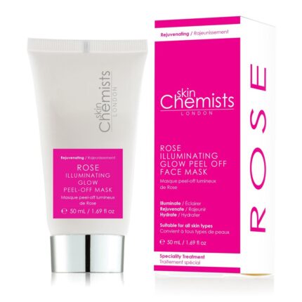 Маска для лица Mascarilla peel off rosa iluminador Skin chemists, 50 мл