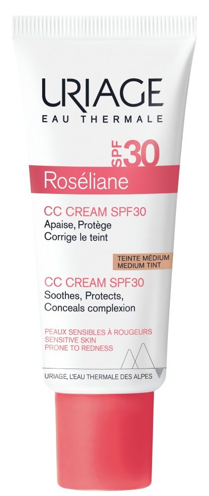 Uriage Roséliane CC SPF30 с крем для лица, 40 ml