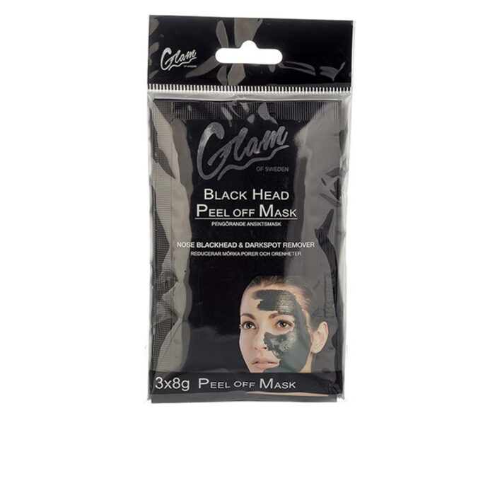 Маска для лица Mask black head peel off Glam of sweden, 3 х 8 г