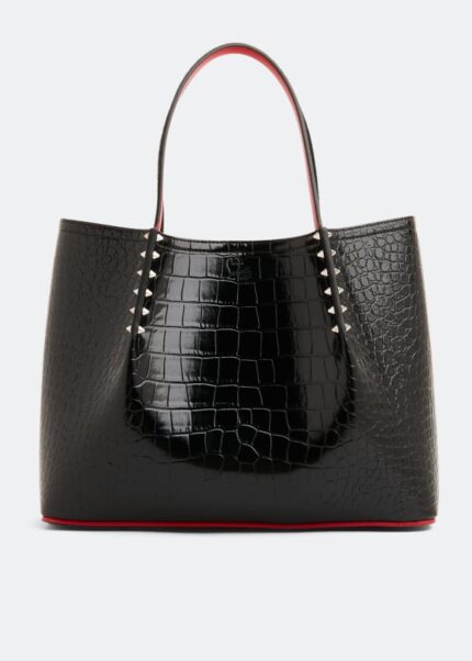 Сумка-тоут CHRISTIAN LOUBOUTIN Cabarock small tote bag, черный