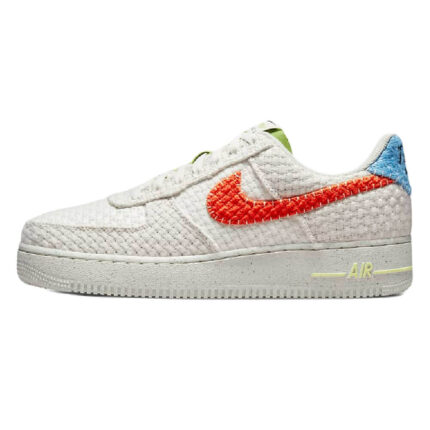 Кроссовки Nike Air Force 1 07 Next Nature, белый/голубой/красный