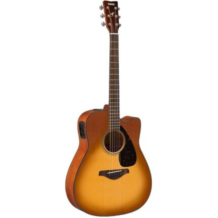 Электрогитара Yamaha SLG200S бесшумная со стальными струнами, Tobacco Burst