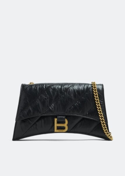 Сумка кросс-боди BALENCIAGA Crush XS chain bag, черный