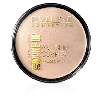 Пудра для лица камень прозрачная 31 Eveline Cosmetics Art Make-Up Anti Shine Complex, 14 гр