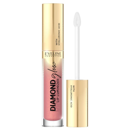 Блеск для губ Eveline Cosmetics Diamond Glow Lip Luminizer с гиалуроновой кислотой 02 Strawberry Mouse 4,5мл