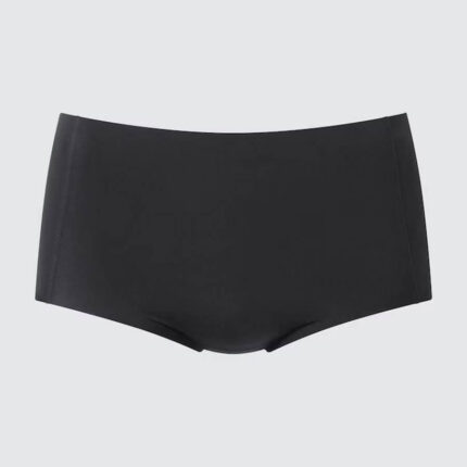 Трусы с кружевом Uniqlo High Waist Triangle, черный