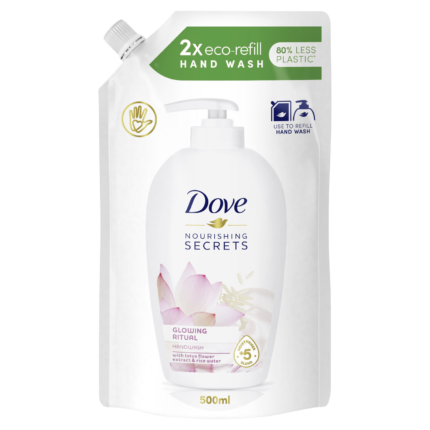 Dove Nourishing Secrets Glowing Ritual запас жидкого мыла, 500 мл